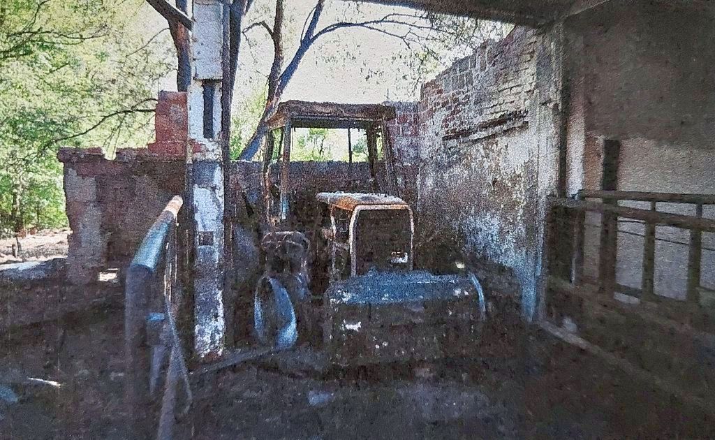 pożar w gospodarstwie, pożar ciągnika