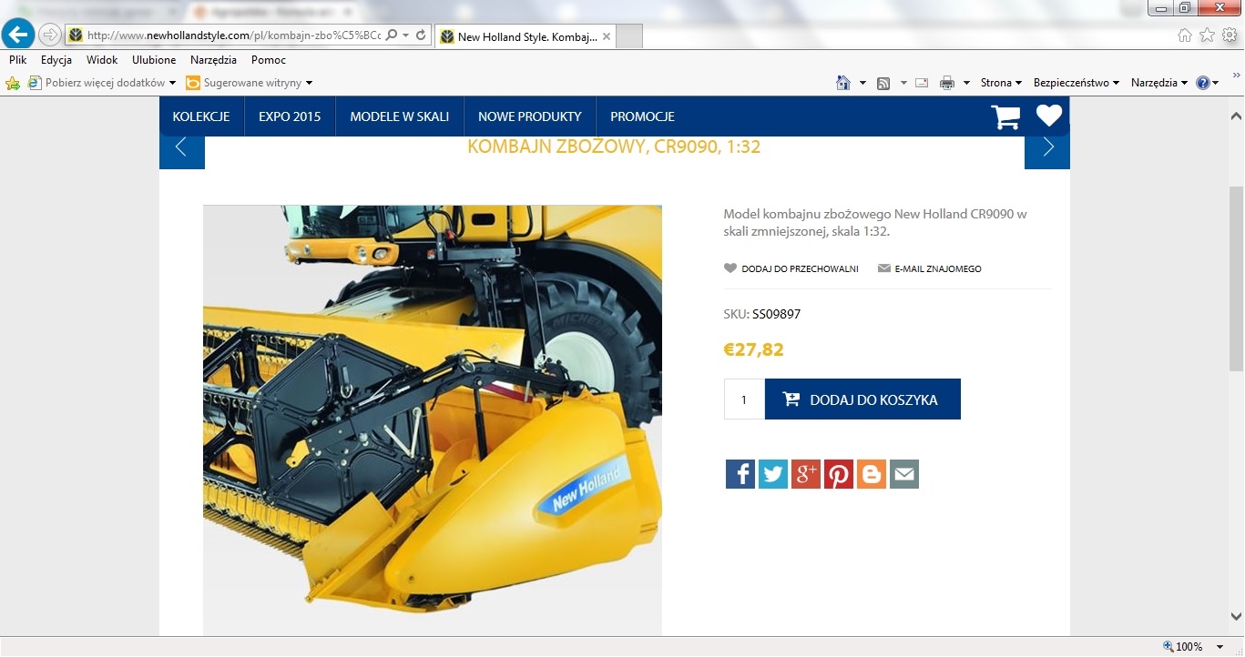 New Holland strona internetowa