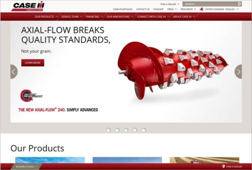 Nowa strona internetowa Case IH