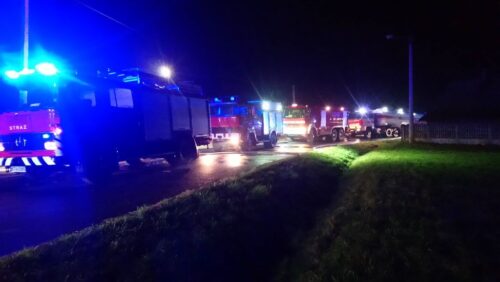 Suchodaniec, poiwiat strzelecki, zawalona stodoła