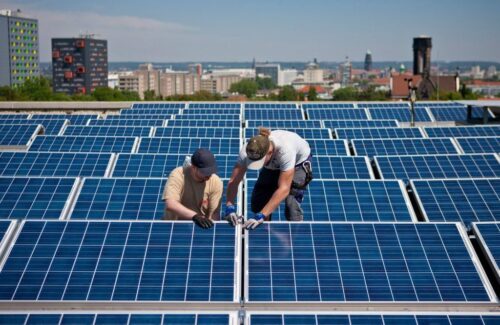 Ośrodek Studiów Wschodnich, panele fotowoltaiczne, odnawialne źródła energii