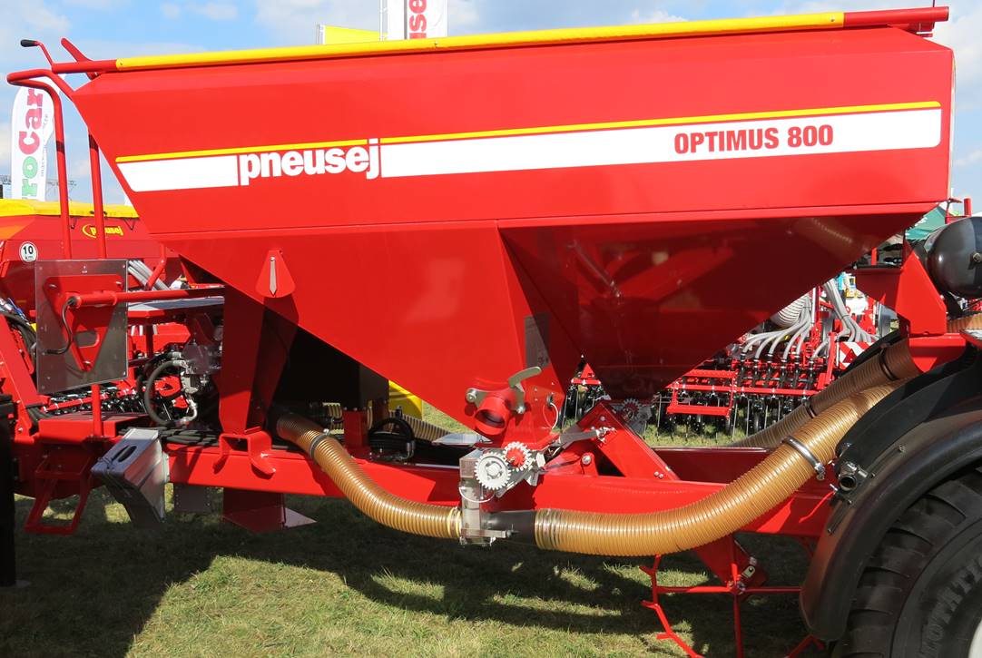 Siewnik Pneusej Optimus - zbiornik na nasiona