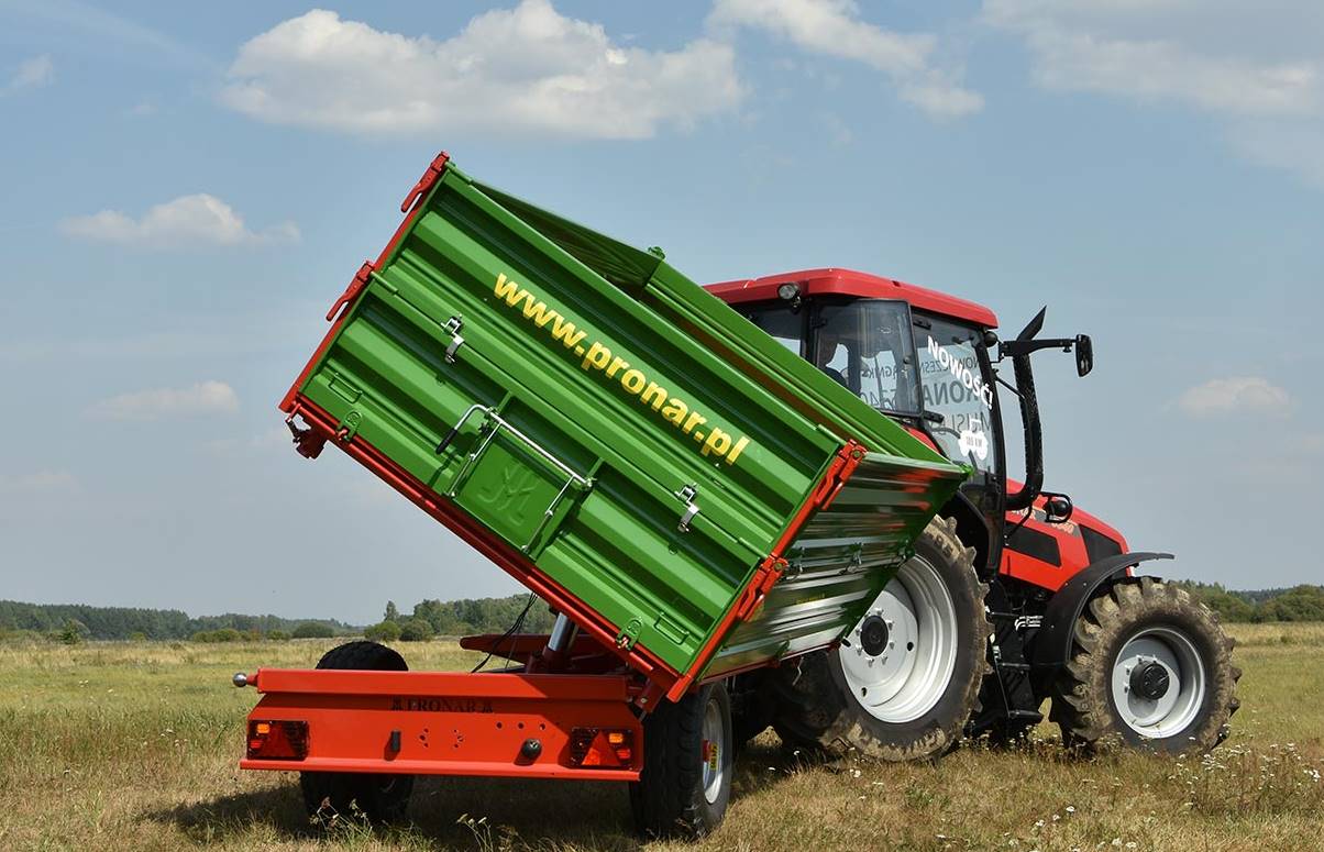 Przyczepa jednoosiowa Pronar T-654 - wywrót