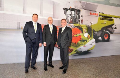 Jan-Hendrik Mohr, Hans Lampert i Lothar Kriszun Członkowie Zarządu Claas