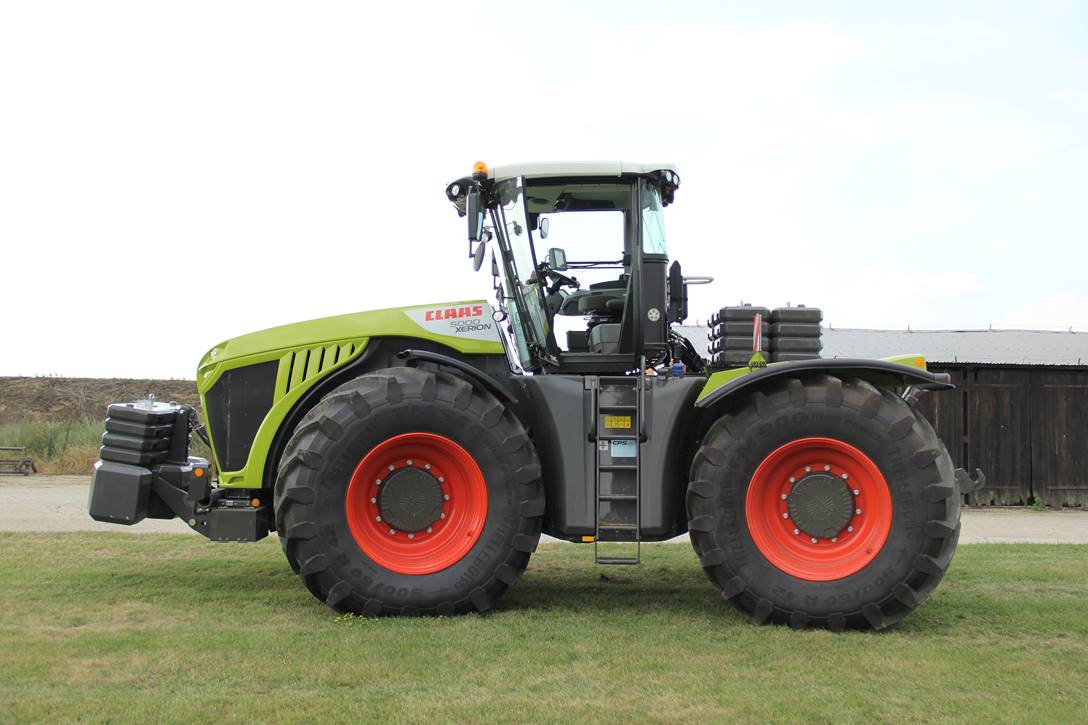 Claas Xerion 5000 - test RPT