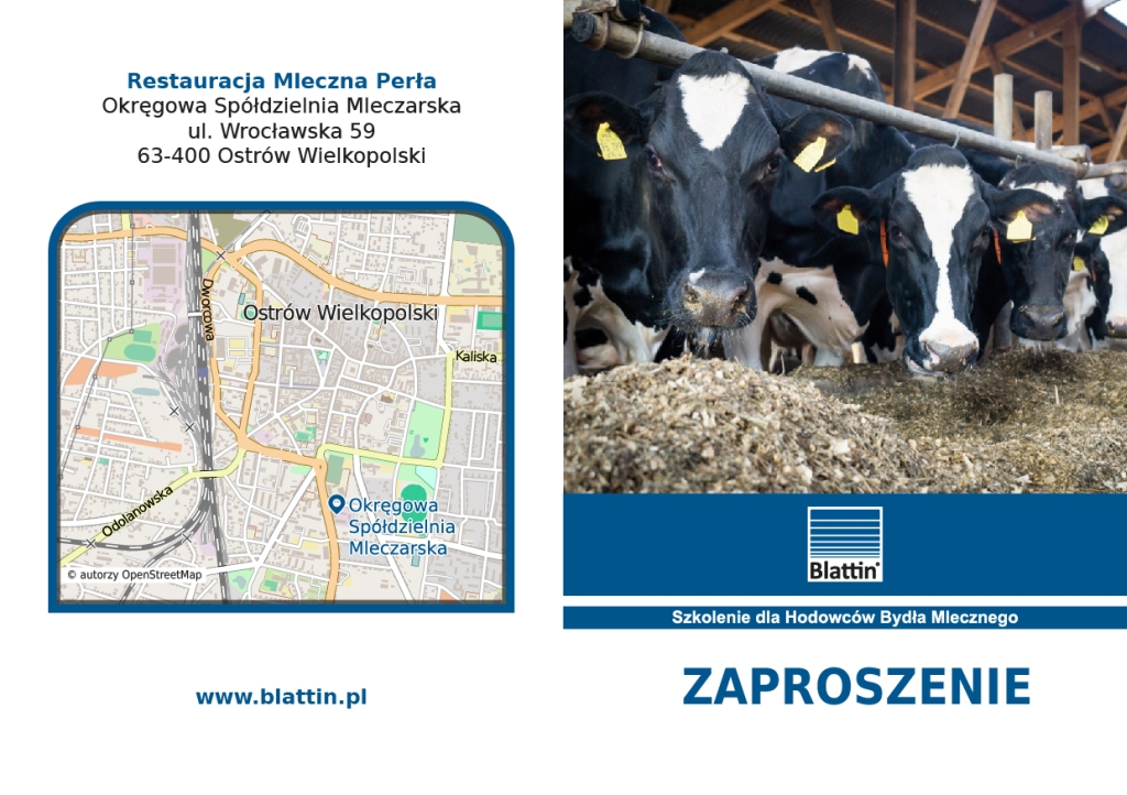 blattin, bydło mleczne, konferencja, kiszonki