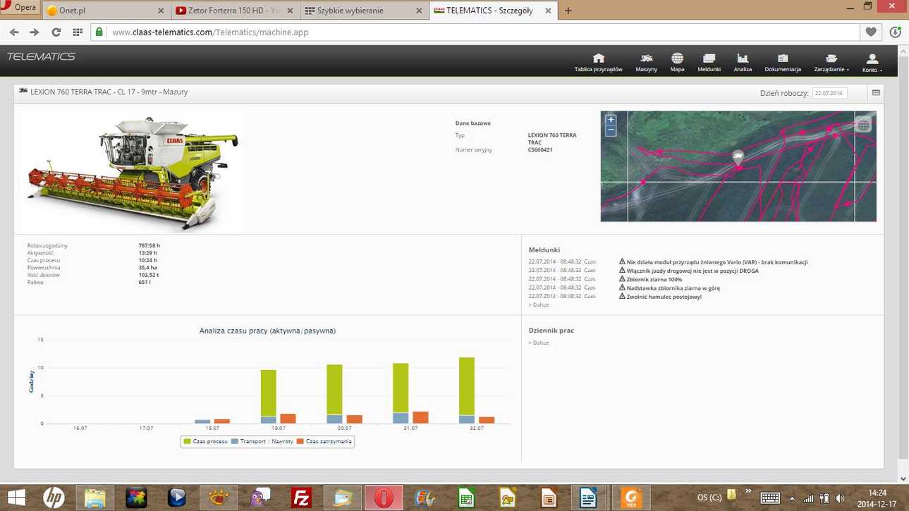 Claas Telematics 2.0
