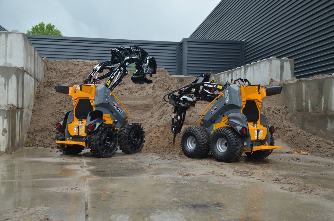 Miniładowarki Giant skid steer