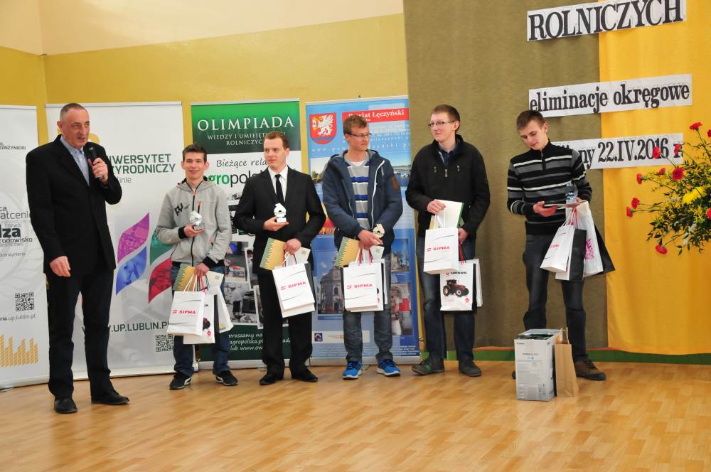 OWiUR, olimpiada, eliminacje okręgowe w Kijanach, okręg lubelski, nagrody, XL edycja OWiUR