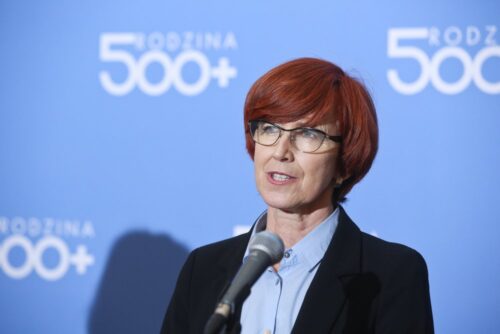 program rodzina 500 plus, ministerstwo rodziny pracy i polityki społecznej, elżbieta rafalska