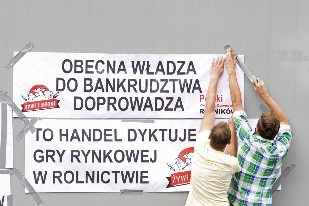 afrykański pomór świń, asf, protest rolników, podlasie, białystok
