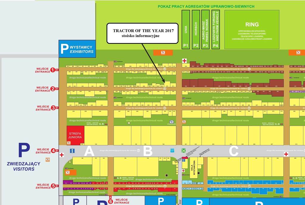 Agro Show 2016 mapa