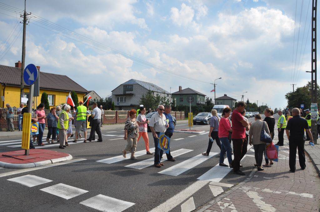 drób, Mława, protest, blokada drogi nr 7, protest mieszkańców, mławski, produkcja drobiu