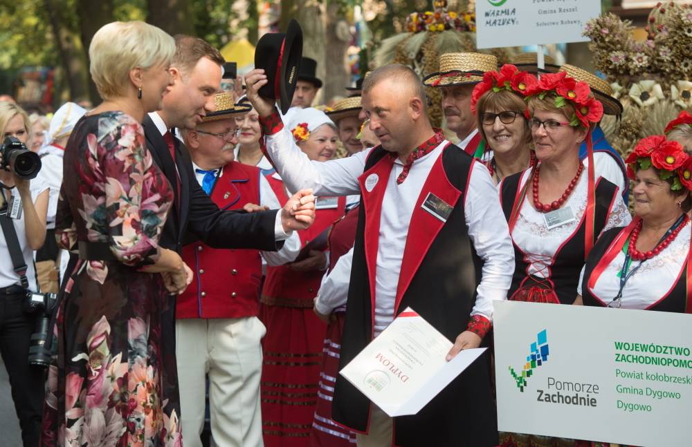Spała, Dożynki Prezydenckie, żniwa, Agata Kornhauser-Duda, rolnicy