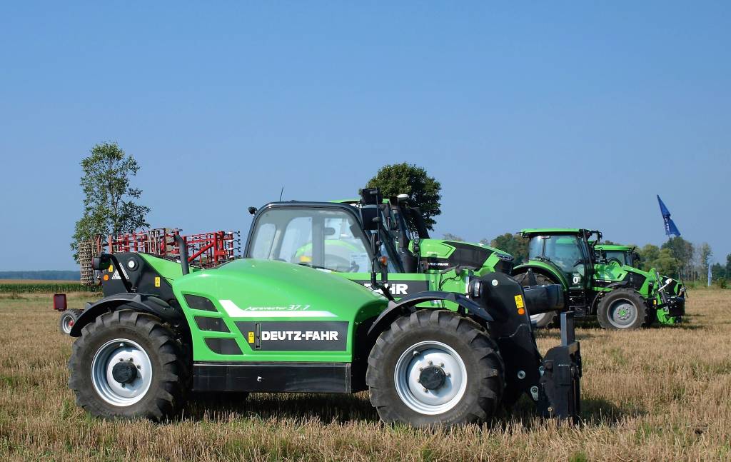 ciągnik, traktor, Deutz-Fahr, Agro-Rolnik Śniadowo, pokaz pracy maszyn, podlaskie