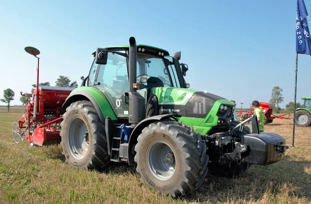 ciągnik, traktor, Deutz-Fahr, Agro-Rolnik Śniadowo, pokaz pracy maszyn, podlaskie