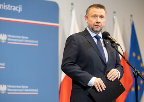protest rolników, policja, minister, kierwiński