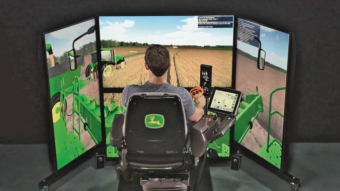 Symulator pracy kombajnem serii S
