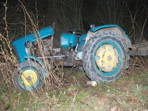 tragedia, śmierć pod ciągnikiem, traktor, podkarpacie, lesko, podlasie