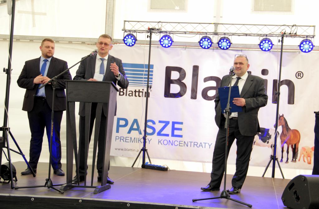 Blattin, wytwórnia pasz, otwarcie,