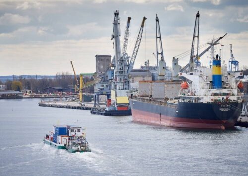 Port Gdańsk, zboża, przeładunek towarów, Gdańsk