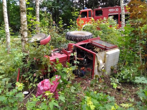 wypadki z udziałem rolników, tragedie na polu, tragedie na drodze, prace polowe, policja, straż pożarna
