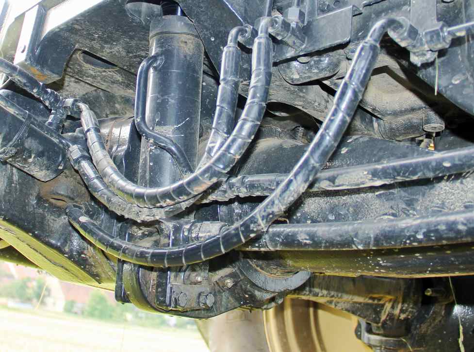 amortyzowana oś Steyr 6125 Profi