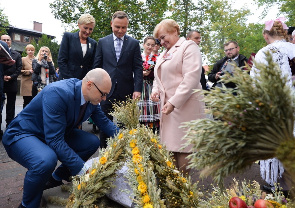 dożynki prezydenckie, para prezydencka