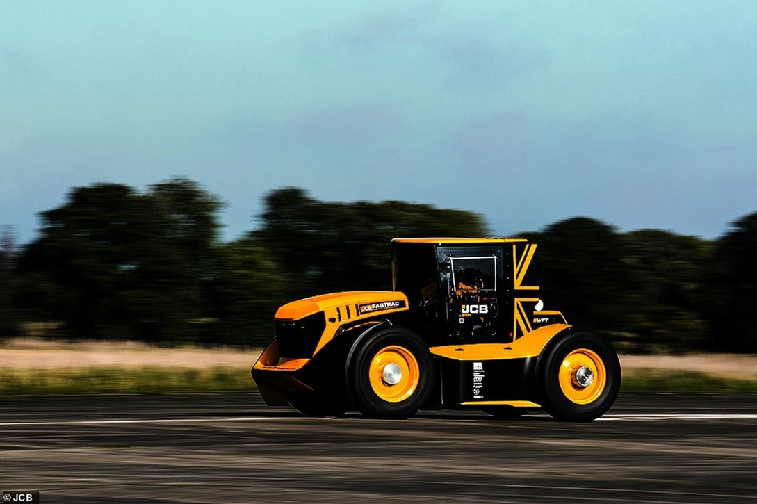 JCB Fastrac Two_rekord prędkości ciągnika rolniczego