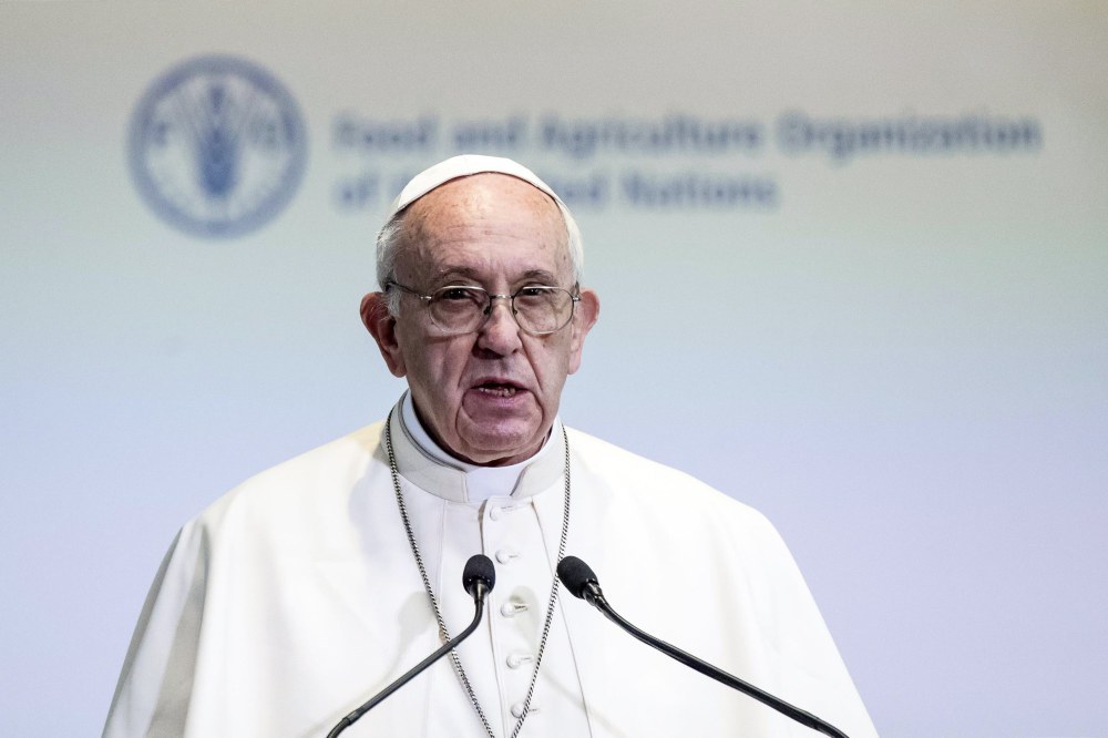 papież franciszek, walka z głodem na świecie, Światowy Dzień Żywności, Organizacja Narodów Zjednoczonych ds. Wyżywienia
