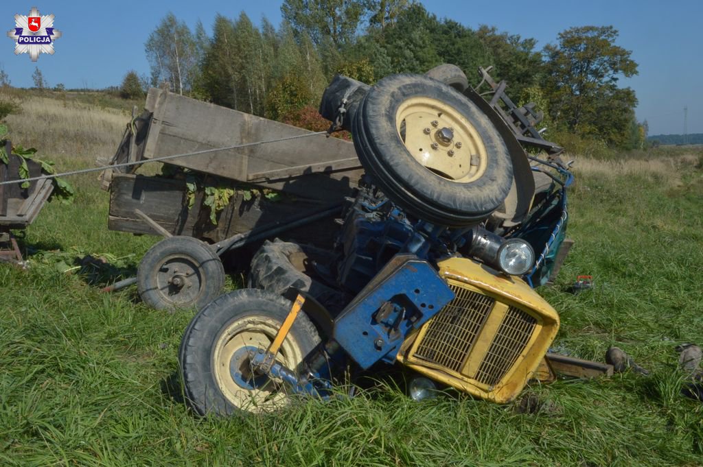 wypadki na polach, tragedie na polach, policja, pomorze, lubelszczyzna