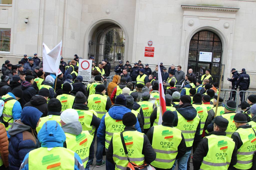 ASF, protest rolników w Warszawie, afrykański pomór świń, Sławomir Izdebski, MRiRW