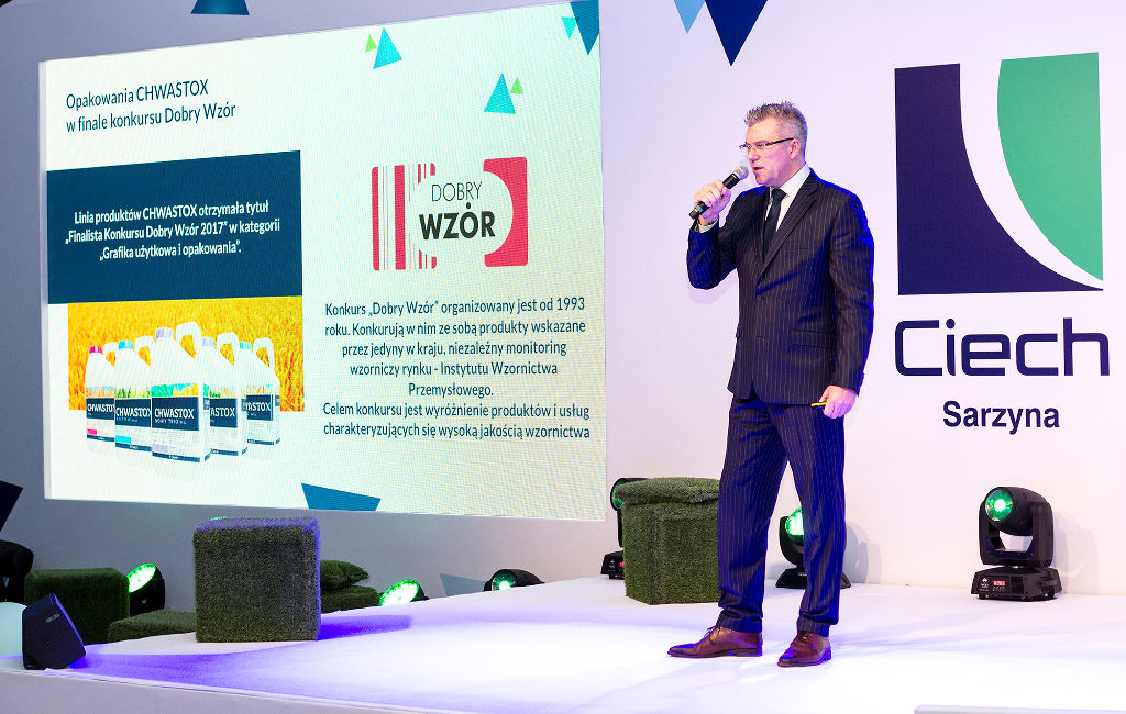 Mariusz Grelewicz, Ciech Sarzyna, konferencja, Serock
