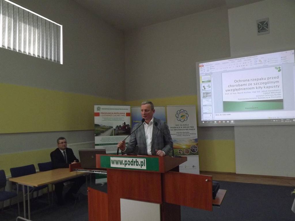 Integrowana ochrona rzepaku przed chorobami, rzepak, uprawa, konferencja w Boguchwale