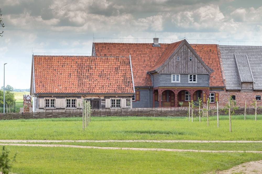 park etnograficzny w wielkiej nieszawce, kujawsko-pomorskie, wieś, historia, menonici