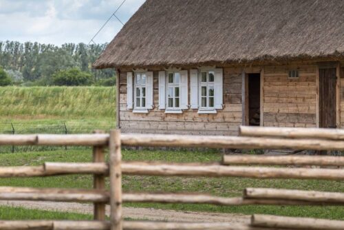 park etnograficzny w wielkiej nieszawce, kujawsko-pomorskie, wieś, historia, menonici