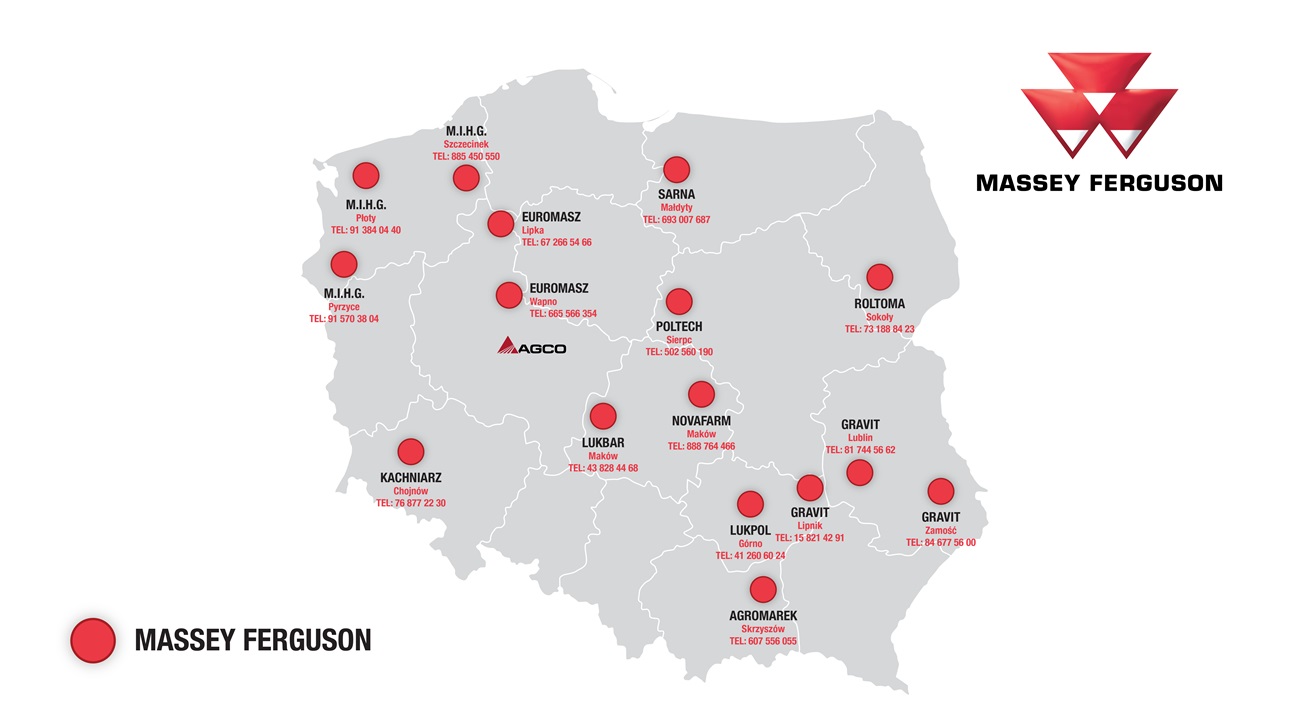 Nowa sieć dilerów ciągników i maszyn rolniczych AGCO