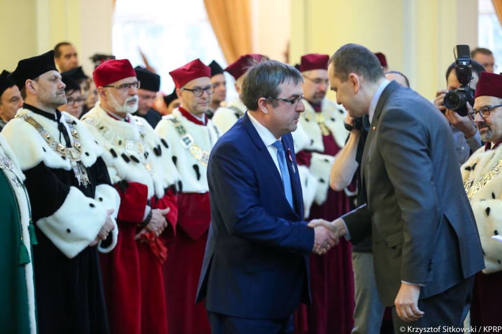 SGGW, uczelnia, odznaczenia, Adam Kwiatkowski, medale, Aula Kryształowa SGGW