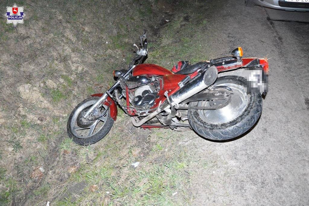 wypadek, pijany traktorzysta, lubelskie, policja, Wielącza, pijany spowodował wypadek