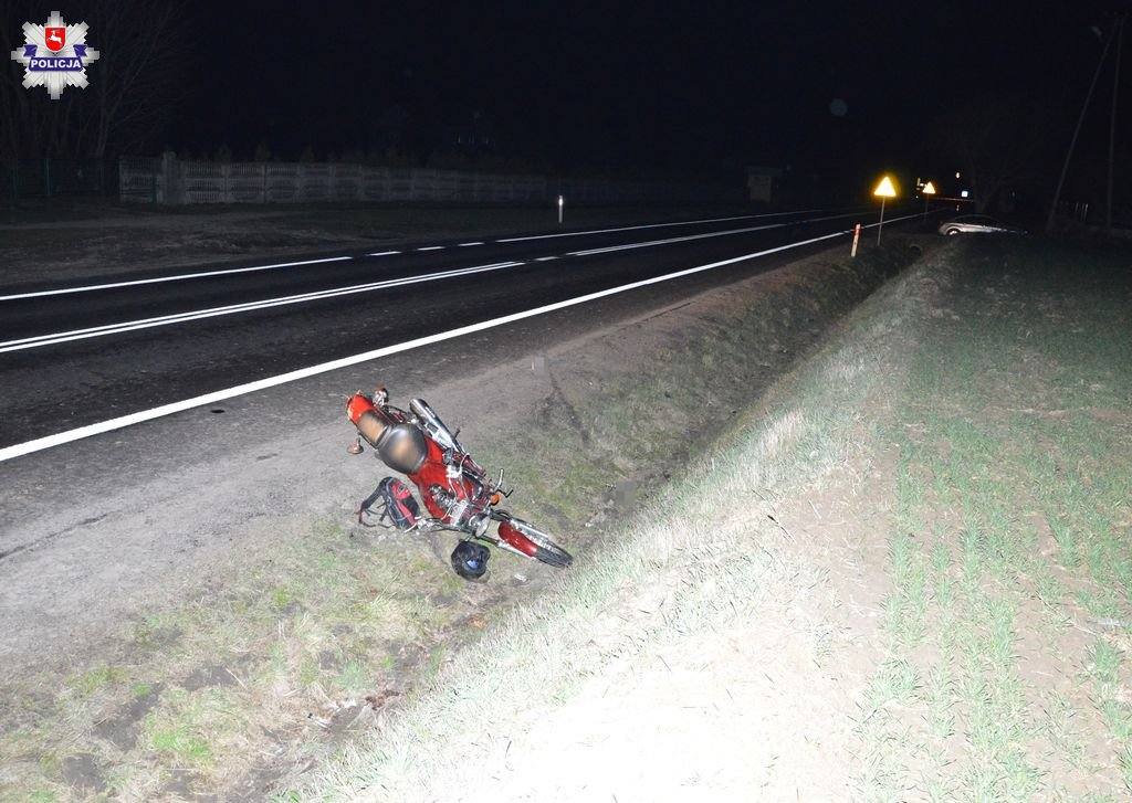 wypadek, pijany traktorzysta, lubelskie, policja, Wielącza, pijany spowodował wypadek