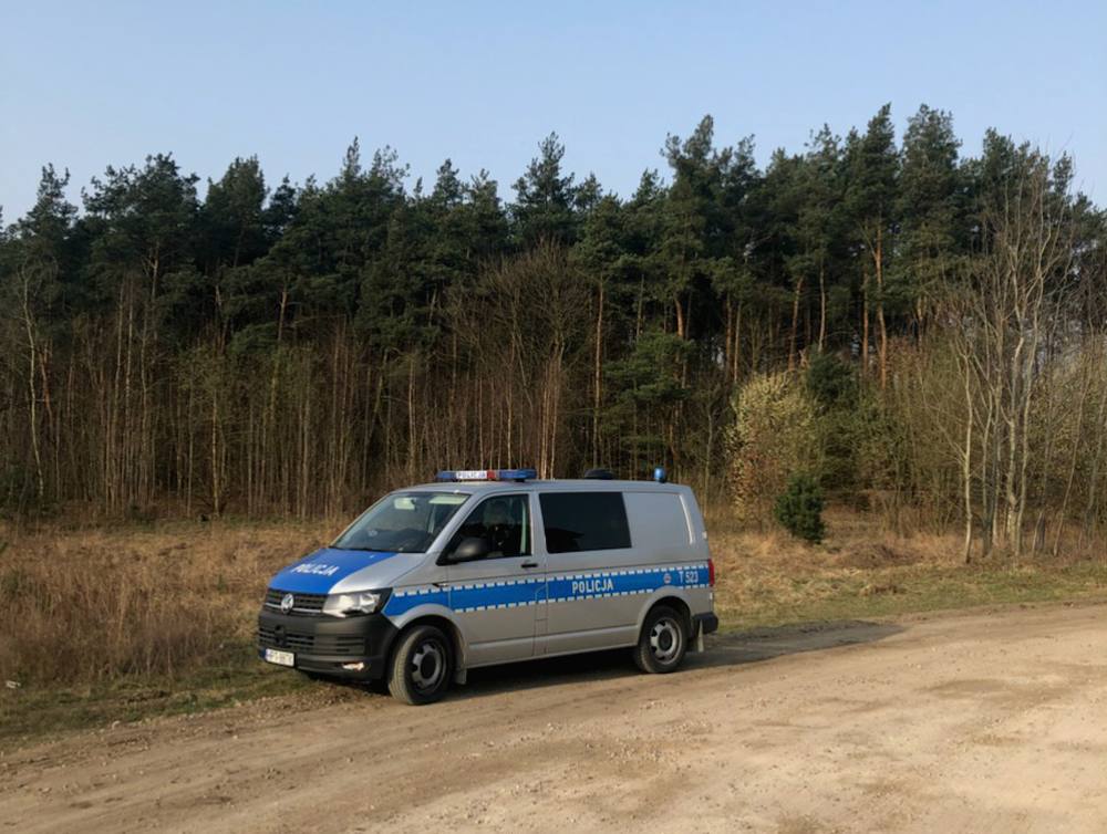pożar, Iława, policja, mandat, podpalenie łąki, zaprószenie ognia