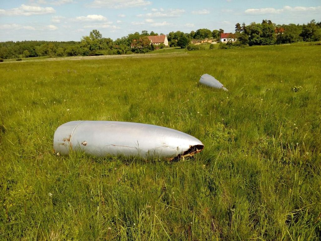 jawor, nowa wieś wielka, dolny śląsk, znalezisko na łące, mig-15, Kordian Mazuryk