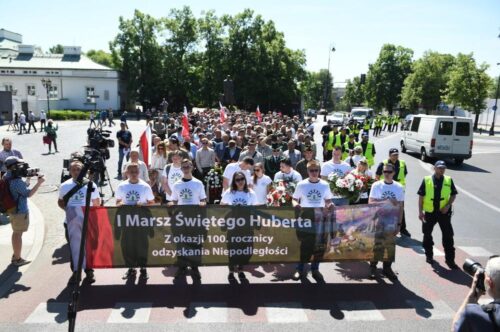 Ekologicznego Forum Młodzieży, I Marsz Św. Huberta, Warszawa, leśnictwo, łowiectwo