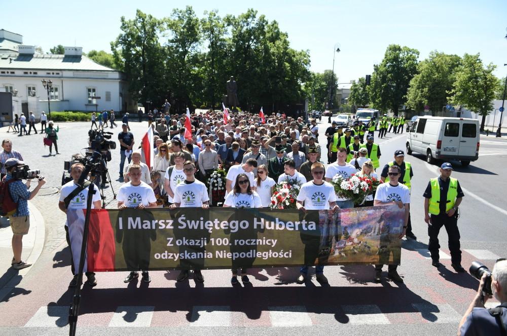 Ekologicznego Forum Młodzieży, I Marsz Św. Huberta, Warszawa, leśnictwo, łowiectwo