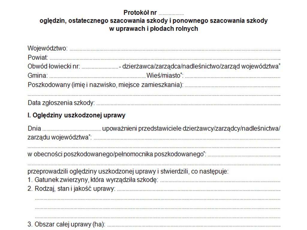 szkody łowieckie, prawo, przepisy, szkody na polu, PZŁ, Prawo łowieckie