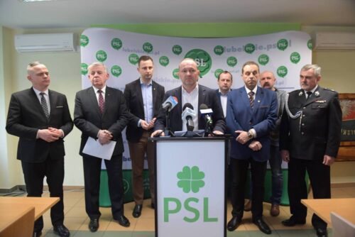 psl, polskie stronnictwo ludowe, konferencja, grzegorz puda