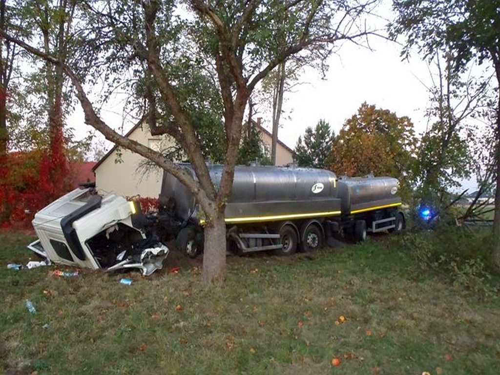 Rokosz, Słupca, wielkopolska, cysterna z mlekiem, Dariusz Różański, droga krajowa nr 92