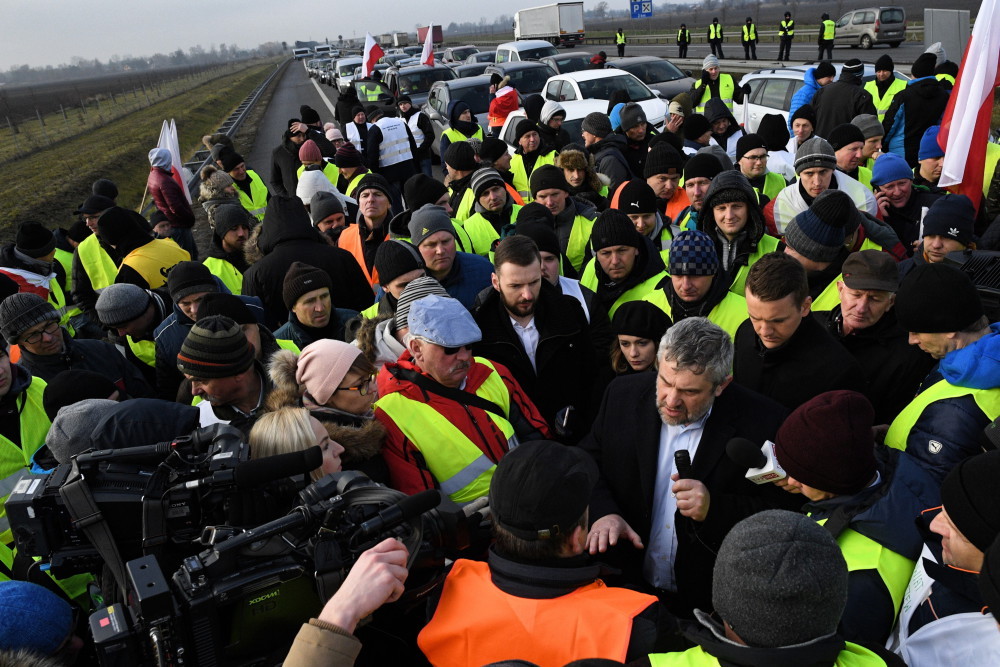 protesty rolników, blokada a2, agrounia, edyta adamus, Weronika Aleksandrowicz