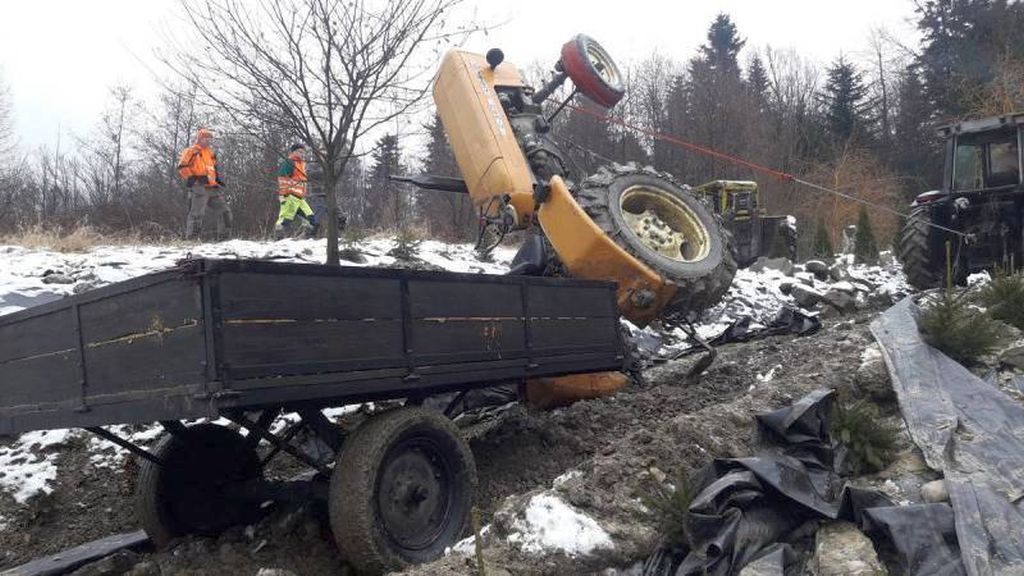 grybowo, nowy sącz, Milewo-Kulki, powiat przasnyski, wypadki z udziałem traktorzystów, wypadki w gospodarstwach