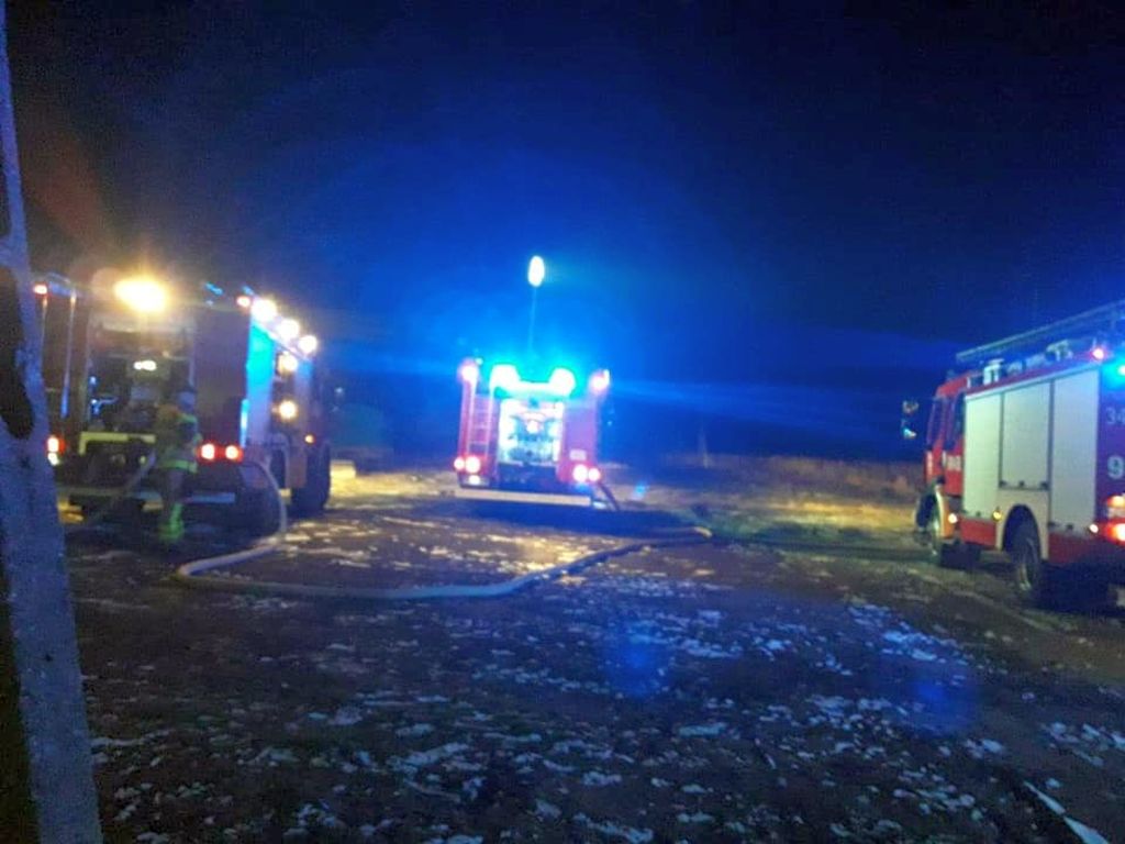 pożar, lubuskie, ogień, pożar w kurniku, pożar w Swarzynicach
